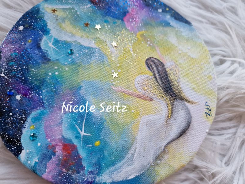 Leinwandbild (Original) * Wunderengel * 15 cm